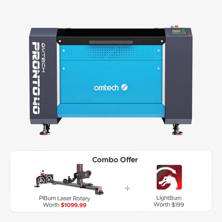 OMTech Pronto 40 90W CO₂ Laser Cutter & Engraver with Autofocus