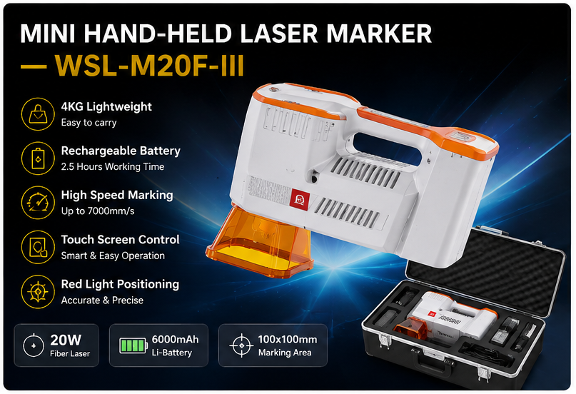 WSL-M20F-III Portable Fiber Laser Marker