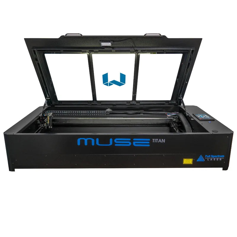 FSL Muse Titan CO₂ Laser Cutter & Engraver (48" × 24") – Large-Format Production System (75W / 90W / 100W)