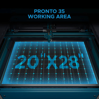 OMTech Pronto 35 100W CO₂ Laser Cutter & Engraver with Autofocus