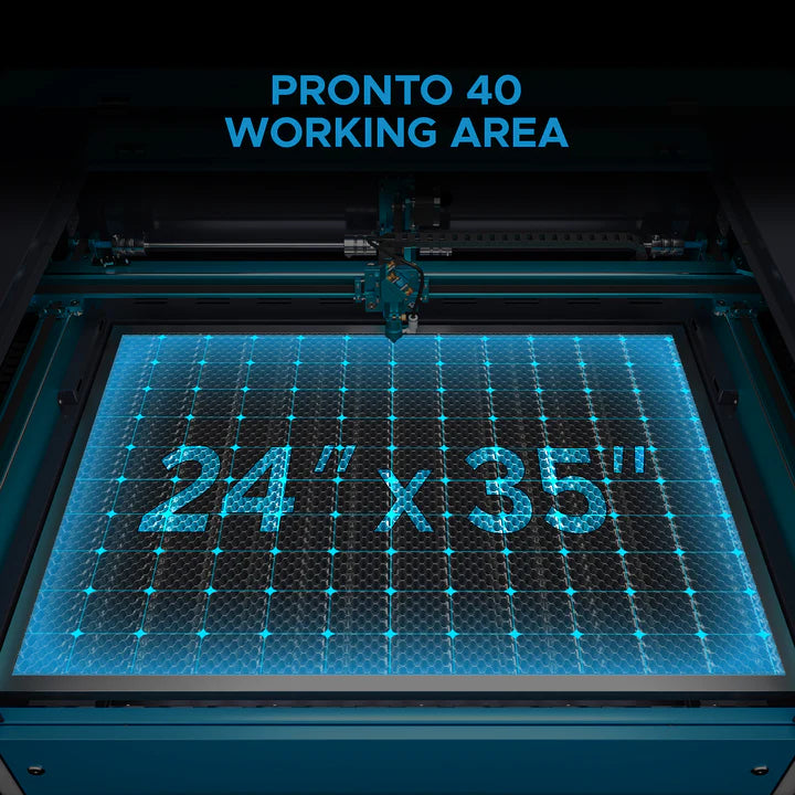 OMTech Pronto 40 90W CO₂ Laser Cutter & Engraver with Autofocus