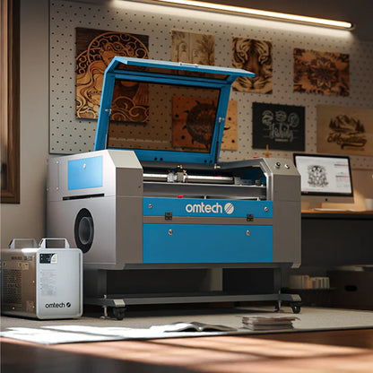 OMTech Maker AF2028-80 90W CO₂ Laser Cutter & Engraver with Autofocus