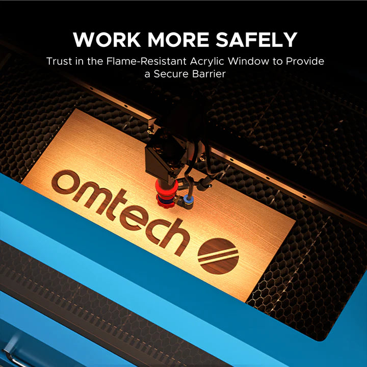 OMTech Maker AF2028-60 60W CO₂ Laser Cutter & Engraver with Autofocus