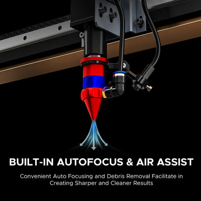 OMTech Maker AF2028-60 60W CO₂ Laser Cutter & Engraver with Autofocus