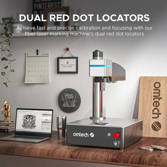 OMTech MOPA 20W Compact &amp; Integrated Fiber Laser Engraver