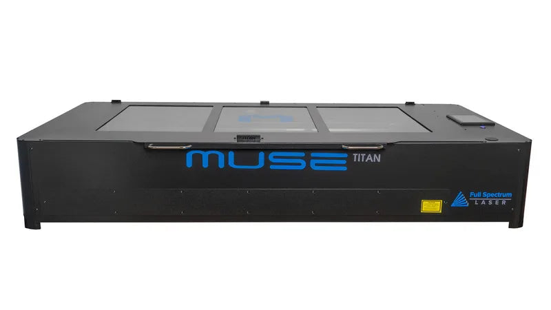 FSL Muse Titan CO₂ Laser Cutter & Engraver (48" × 24") – Large-Format Production System (75W / 90W / 100W)