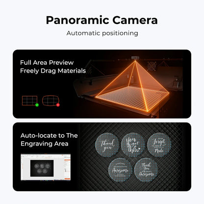 ACMER P3 Enclosed Laser Engraver (24W / 48W) – High-Speed System with Camera