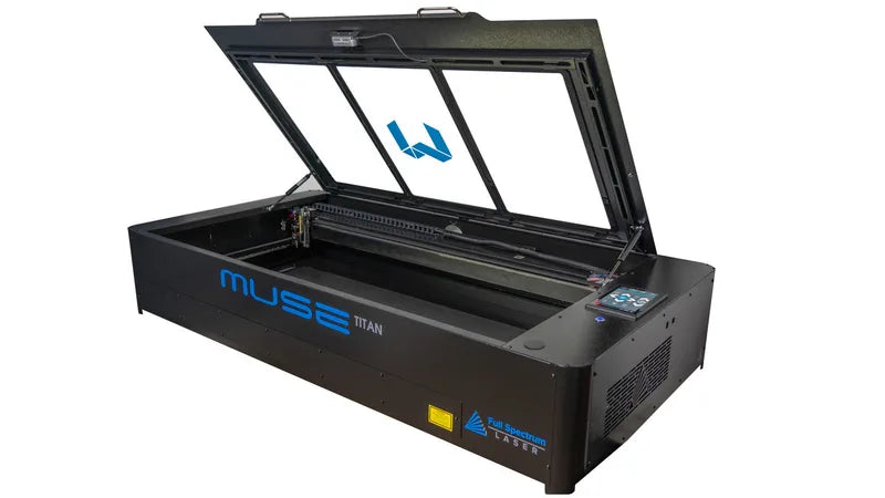 FSL Muse Titan CO₂ Laser Cutter & Engraver (48" × 24") – Large-Format Production System (75W / 90W / 100W)