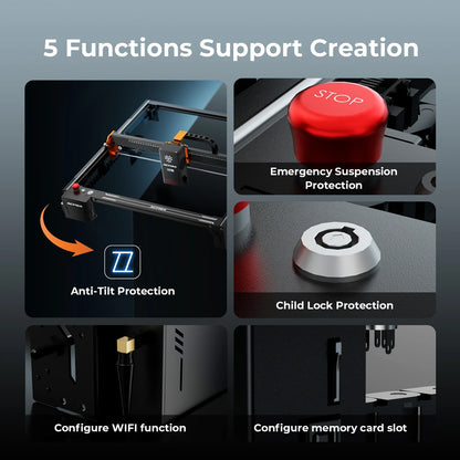 ACMER S2 Pro Laser Engraver (36W / 48W) – High-Power System for Faster Production
