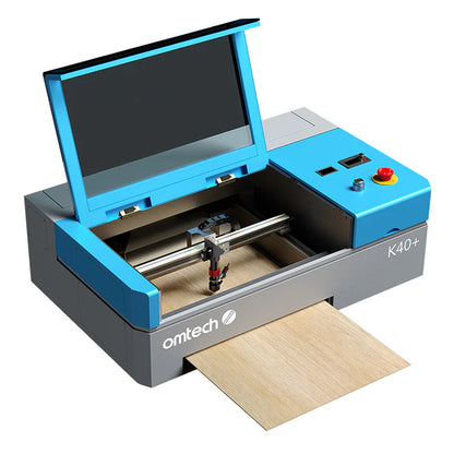 OMTech K40+ 45W Desktop CO₂ Laser Engraver and Cutter