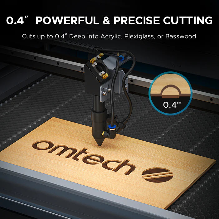 OMTech Maker MF2028-100 100W CO₂ Laser Cutter & Engraver