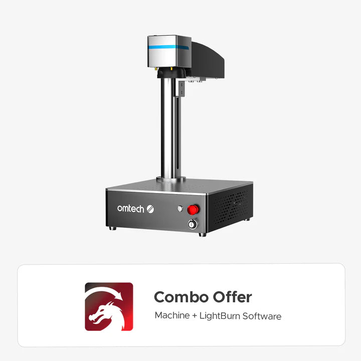 OMTech MOPA 20W Compact &amp; Integrated Fiber Laser Engraver