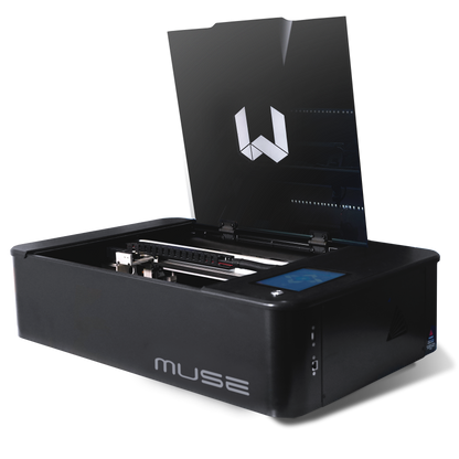 FSL Muse 3D Autofocus CO₂ Laser Cutter & Engraver (40W / 45W) – Smart Desktop System with 3D Camera & Autofocus