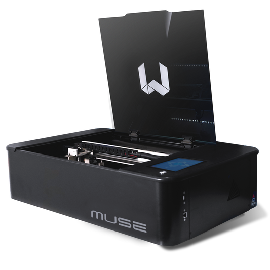 FSL Muse 3D Autofocus CO₂ Laser Cutter & Engraver (40W / 45W) – Smart Desktop System with 3D Camera & Autofocus