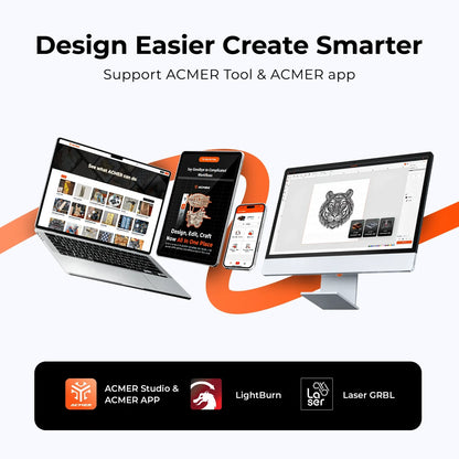 ACMER P3 Enclosed Laser Engraver (24W / 48W) – High-Speed System with Camera