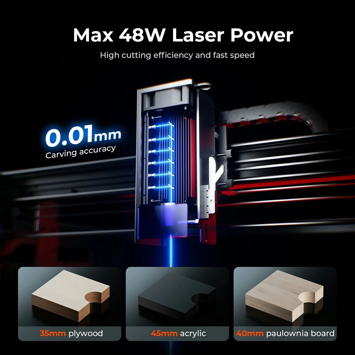 ACMER S2 Pro Laser Engraver (36W / 48W) – High-Power System for Faster Production