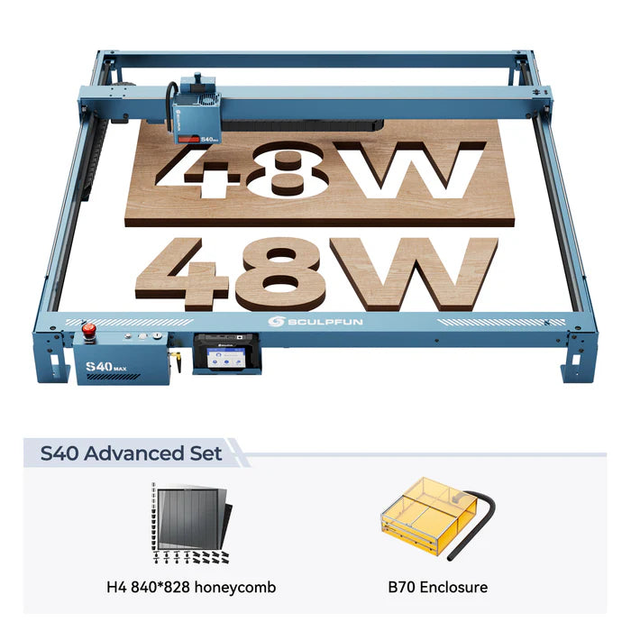 SCULPFUN S40 MAX 48W Laser Engraver