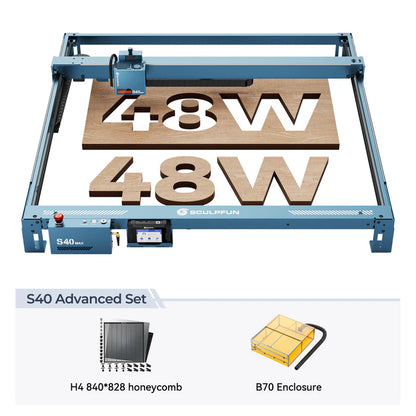 SCULPFUN S40 MAX 48W Laser Engraver