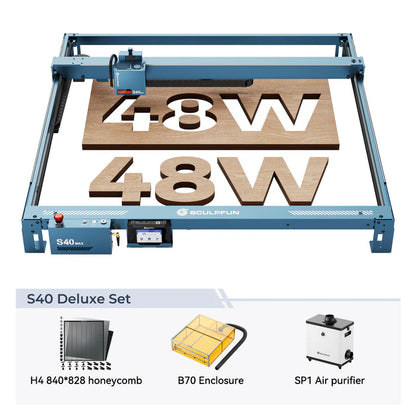 SCULPFUN S40 MAX 48W Laser Engraver