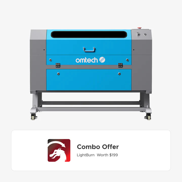 OMTech Maker AF2028-60 60W CO₂ Laser Cutter & Engraver with Autofocus