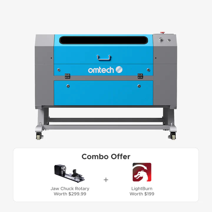 OMTech Maker AF2028-60 60W CO₂ Laser Cutter & Engraver with Autofocus
