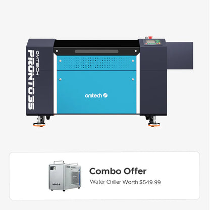 OMTech Pronto 35 100W CO₂ Laser Cutter & Engraver with Autofocus