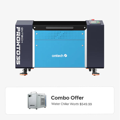 OMTech Pronto 35 60W CO₂ Laser Cutter & Engraver with Autofocus
