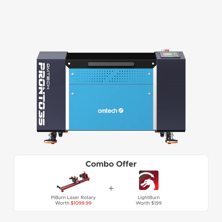 OMTech Pronto 35 60W CO₂ Laser Cutter & Engraver with Autofocus