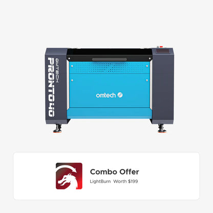OMTech Pronto 40 90W CO₂ Laser Cutter & Engraver with Autofocus